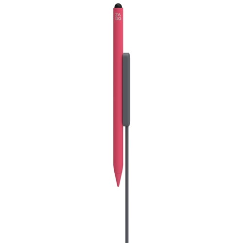 Zagg Pro Stylus 2 Pencil with Wireless Charging Adapter (Pink)