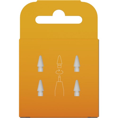 Zagg Apple Pencil Replacement Tips 4 Pack (White)