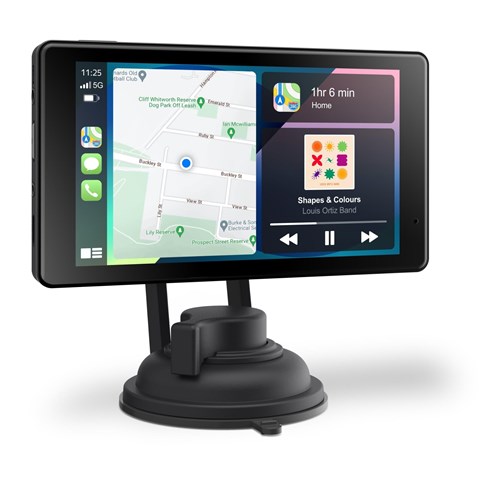 Kapture KPT-W51 Wireless 5' Apple Carplay Android Auto Navigation with  Dash Camera