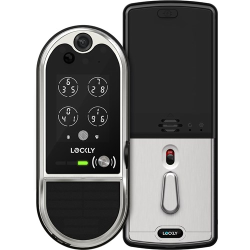 Lockly Vision Elite Video Doorbell Smart Lock (Satin Nickel)