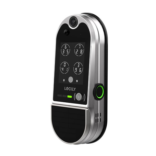 Lockly Vision Elite Video Doorbell Smart Lock (Satin Nickel)