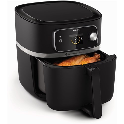 Philips HD9880/90 7000 Series Connected 8.3L Air Fryer Combi XXXL with Food Thermometer