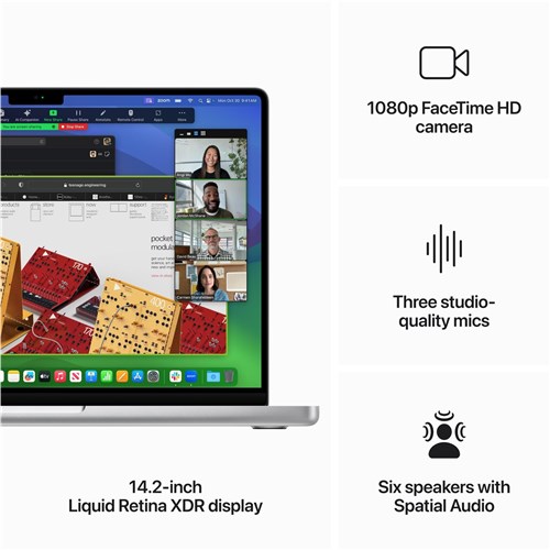 Apple MacBook Pro 14-inch with M3 Chip. 1TB SSD (Silver)[2023]