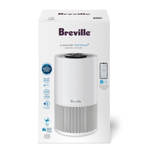 Breville the Smart Air Viral Protect Night Glow Purifier