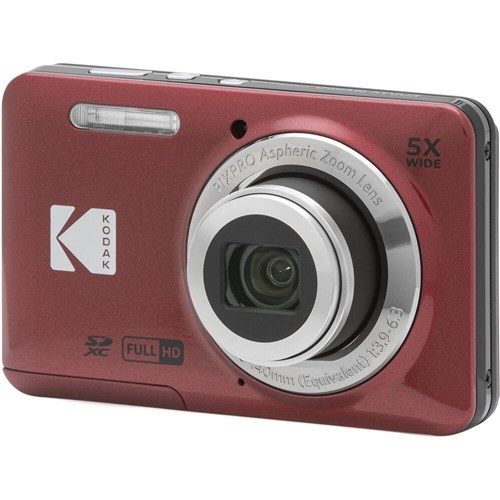 Kodak Pixpro FZ55 Digital Compact Camera (Red)