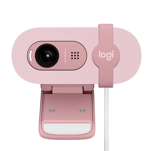 Logitech Brio 100 Full HD Webcam (Rose)