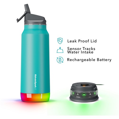 HidrateSpark Pro 946ml Straw Smart Drink Bottle (Sea Glass)