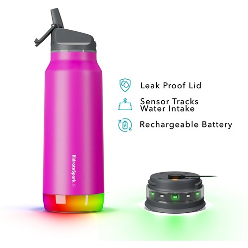 HidrateSpark Pro 946ml Straw Smart Drink Bottle (Fruit Punch)