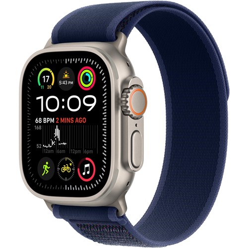 Apple Watch Ultra 2  49mm Natural Titanium Case GPS + Cellular Trail Loop (Blue) [M/L]