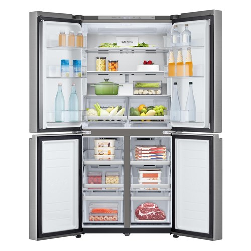 LG GF-B505PL 530L Slim French Door Fridge (Stainless Steel)