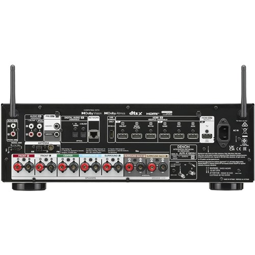 Denon AVRX1800H 7.2 Channel AV Reciever with HEOS