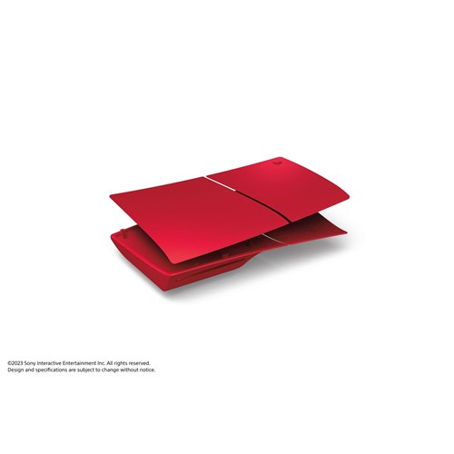 PS5 PlayStation 5 Slim Cover Volcanic Red