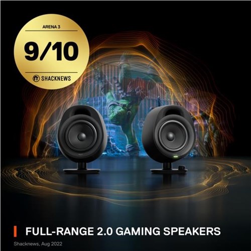 SteelSeries Arena 3 Immersive 2.0 Gaming Speaker System