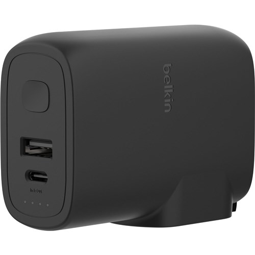 Belkin BoostCharge Hybrid Wall Charger 25W + Power Bank 5K with Travel Adapter Kit