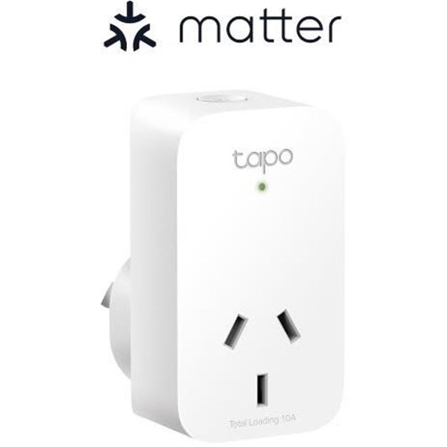 TP-Link Tapo Mini Energy Monitoring Smart Plug (Matter Compatible)