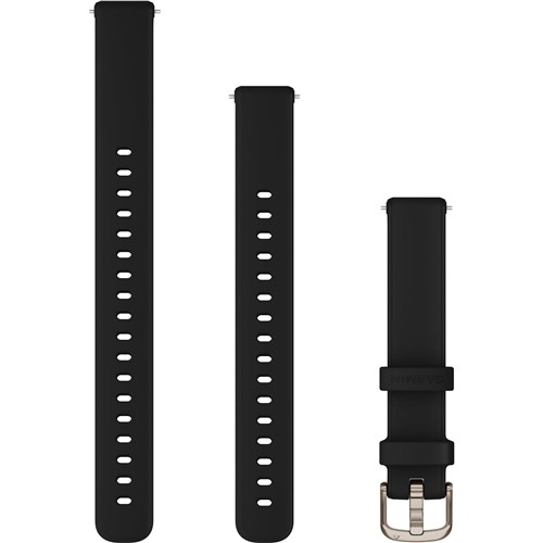 Garmin Lily® 2 Accessory Band. Silicone. Black