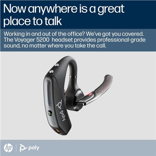 Poly Voyager 5200 Mono Bluetooth Headset