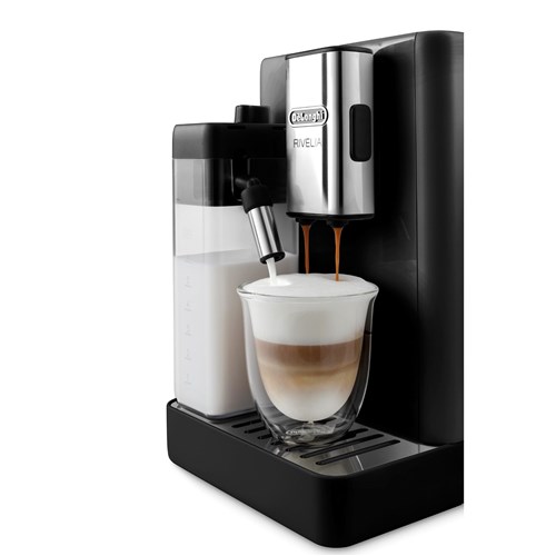 De'Longhi Rivelia Fully Automatic Coffee Machine (Onyx Black)