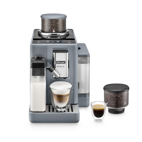 De'Longhi Rivelia Fully Automatic Coffee Machine (Pebble Grey)