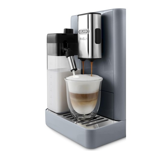 De'Longhi Rivelia Fully Automatic Coffee Machine (Pebble Grey)