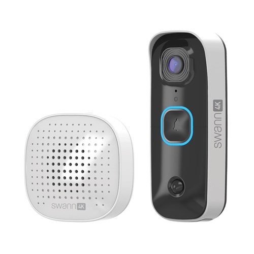 Swann Buddy 4K Video Doorbell with Chime