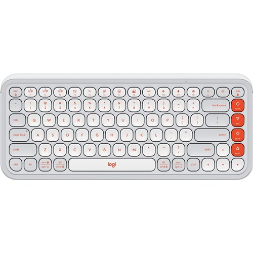 Logitech POP Icon Keys Wireless Keyboard (Off White)