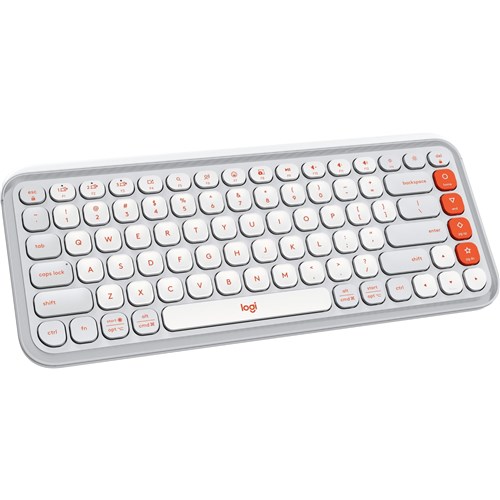 Logitech POP Icon Keys Wireless Keyboard (Off White)