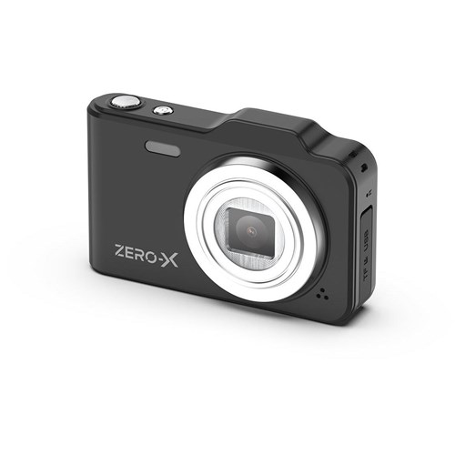 Zero-X Adventura Dual Lens FHD Digital Compact Camera (Black)