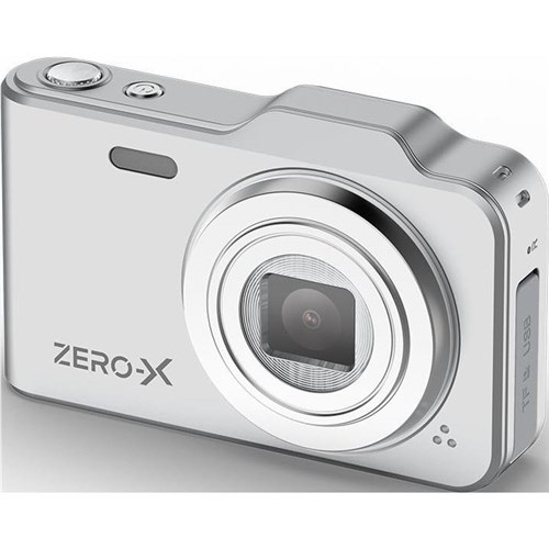 Zero-X Adventura Dual Lens FHD Digital Compact Camera (Silver)