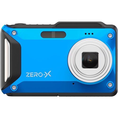Zero-X Aqua Waterproof 4K UHD Digital Compact Camera (Blue)