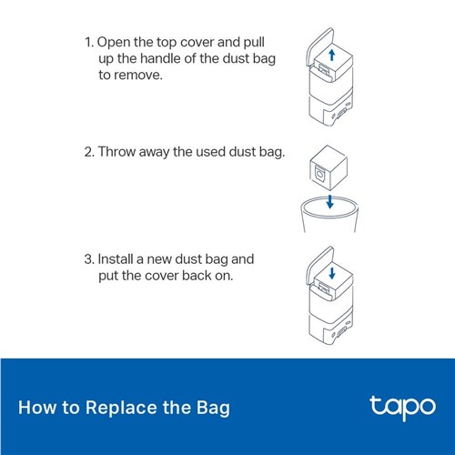 TP-Link Tapo Robot Vacuum Disposable Dust Bag (3 Pack)