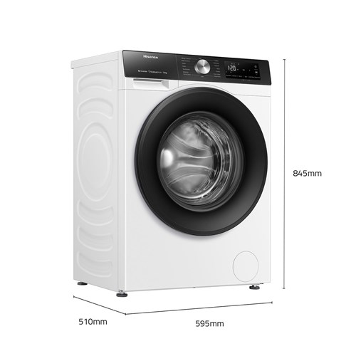 Hisense HWFS7514S 7.5kg Front Load Washer (White)