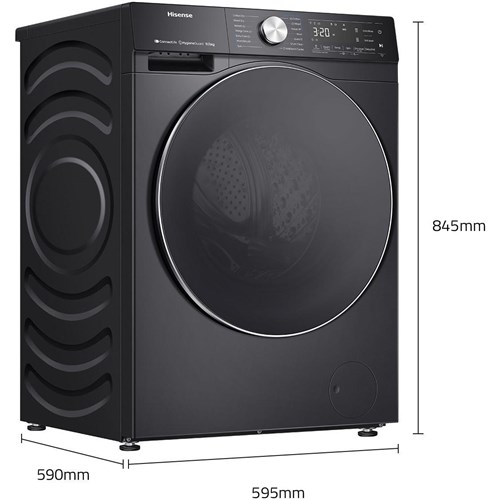 Hisense HCF7S1014B Series 7 10kg/6kg Washer Dryer Combo (Charcoal Black)