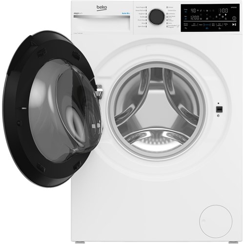 Beko BFLB124ADW 12kg Autodose Wifi Connected Front Load Washing Machine with Steam