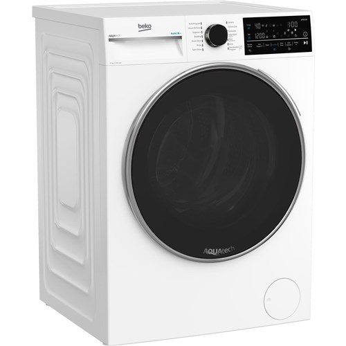 Beko BFLB124ADW 12kg Autodose Wifi Connected Front Load Washing Machine with Steam