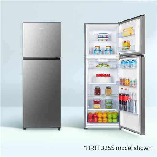 Hisense HRTF325S 326L Top Mount Fridge (Silver)