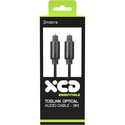 XCD Essentials Digital Toslink Optical Cable V2 3M