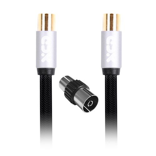 XCD RF TV Antenna Cable with Joiner V2 2M