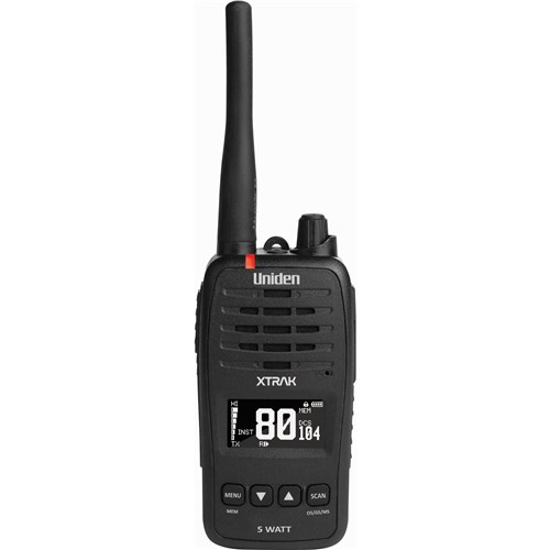 Uniden XTRAK50 5 Watt Waterproof Smart UHF Handheld Radio