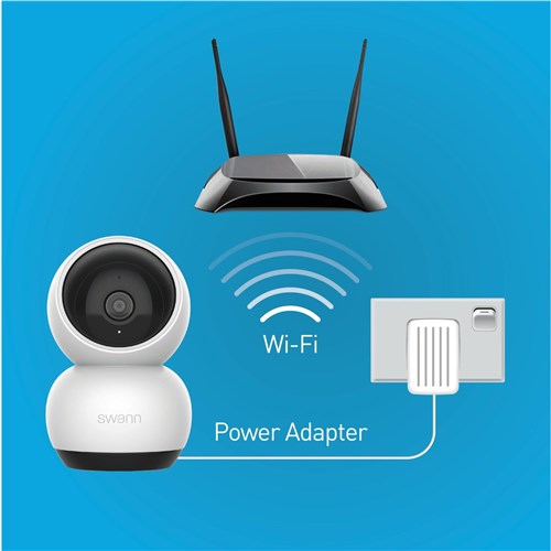 Swann EVO 2K Pan and Tilt Indoor WiFi Camera