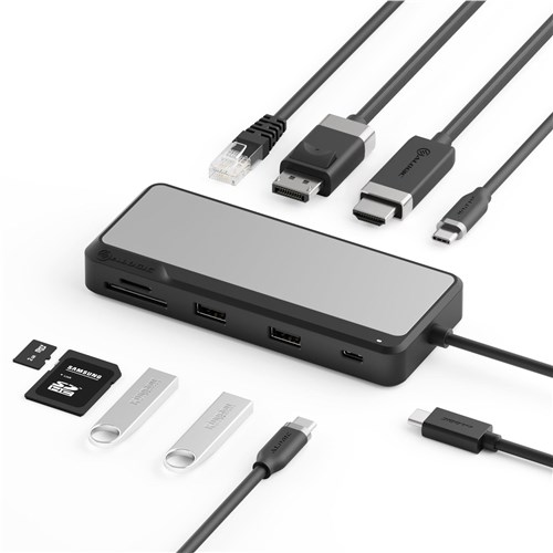 Alogic Fusion Pro AXIS USB-C 8-in-1 Dual Display Dock