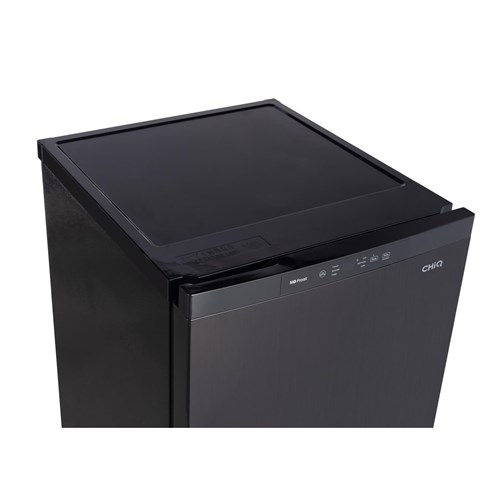 CHiQ CSH121NBS 122L Upright Multi-Function Freezer (Black Steel)