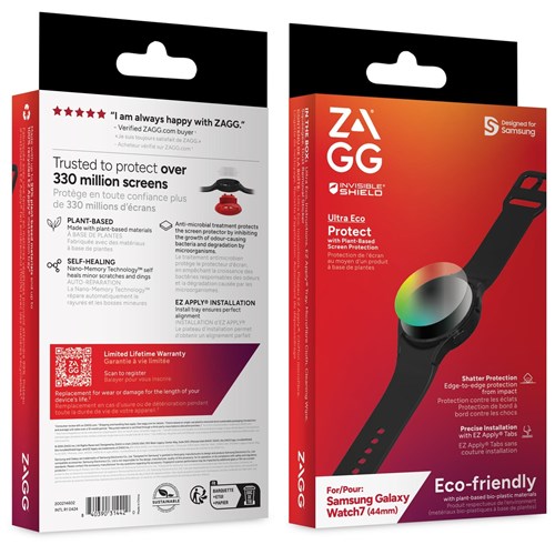 Zagg Screen Protector 44mm for Samsung Watch7