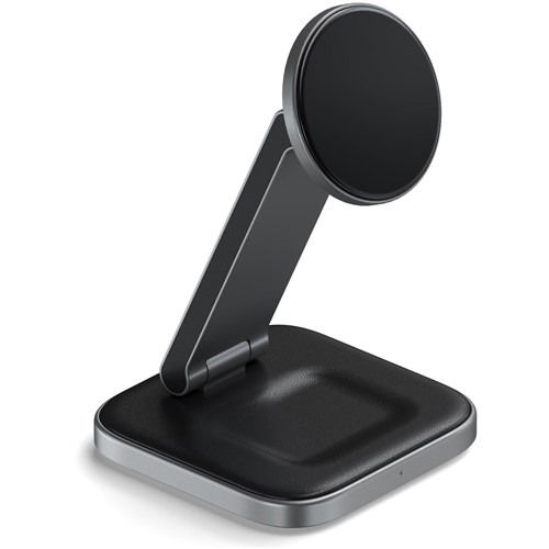 Satechi 2-in-1 Foldable QI2 Wireless Charging Stand