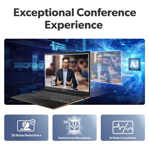 MSI Summit 13 AI+ Evo 13.3' FHD+ 2-in-1 Laptop (Intel Core Ultra 7) [1TB]