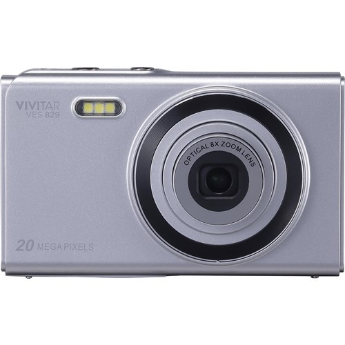 Vivitar 20MP Compact Digital Camera with 8x Optical Zoom (Silver)