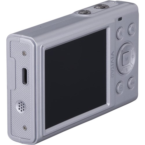 Vivitar 20MP Compact Digital Camera with 8x Optical Zoom (Silver)