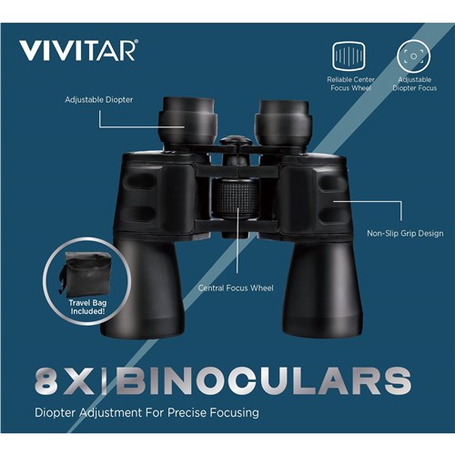 Vivitar Classic Series 8 x 50 Binoculars