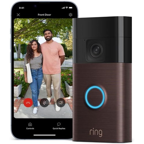 Ring Battery Video Doorbell (Venetian Bronze)