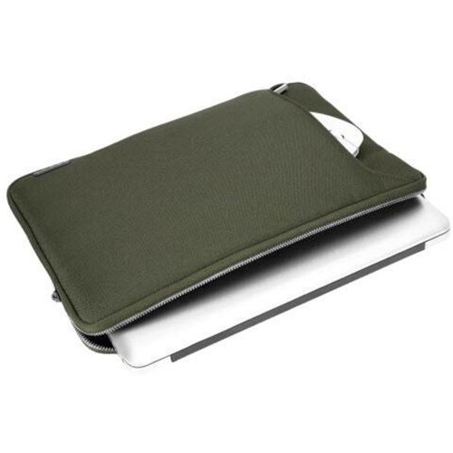 Generation Earth Berlin Recycled 15.6-16' Laptop Sleeve (Olive/Silver)